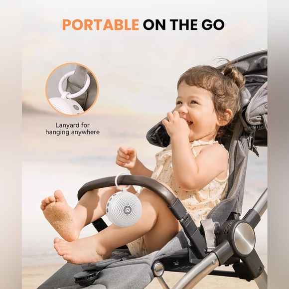 Dreamegg White Noise Machine - Portable Sound Machine for Baby Adult, - Picture 5 of 11